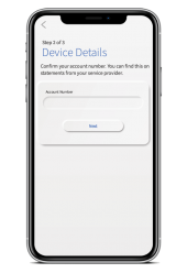 confirm account screen